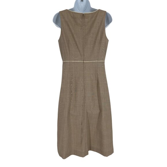 Banana Republic Career Classic Plaid Basic Dress Size 6 - Picture 4 of 7